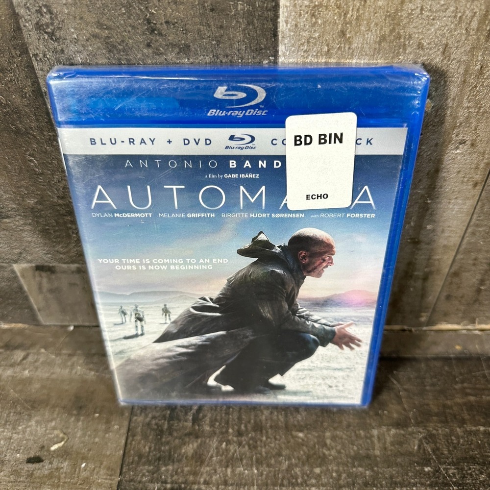 Automata (Blu-Ray + DVD) Antonio Banderas NEW/Sealed